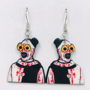 Art the clown earrings Halloween goth