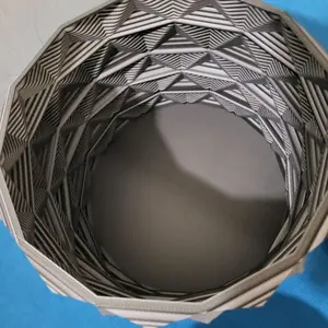 3d printed planters set of 4 in zebra stripes