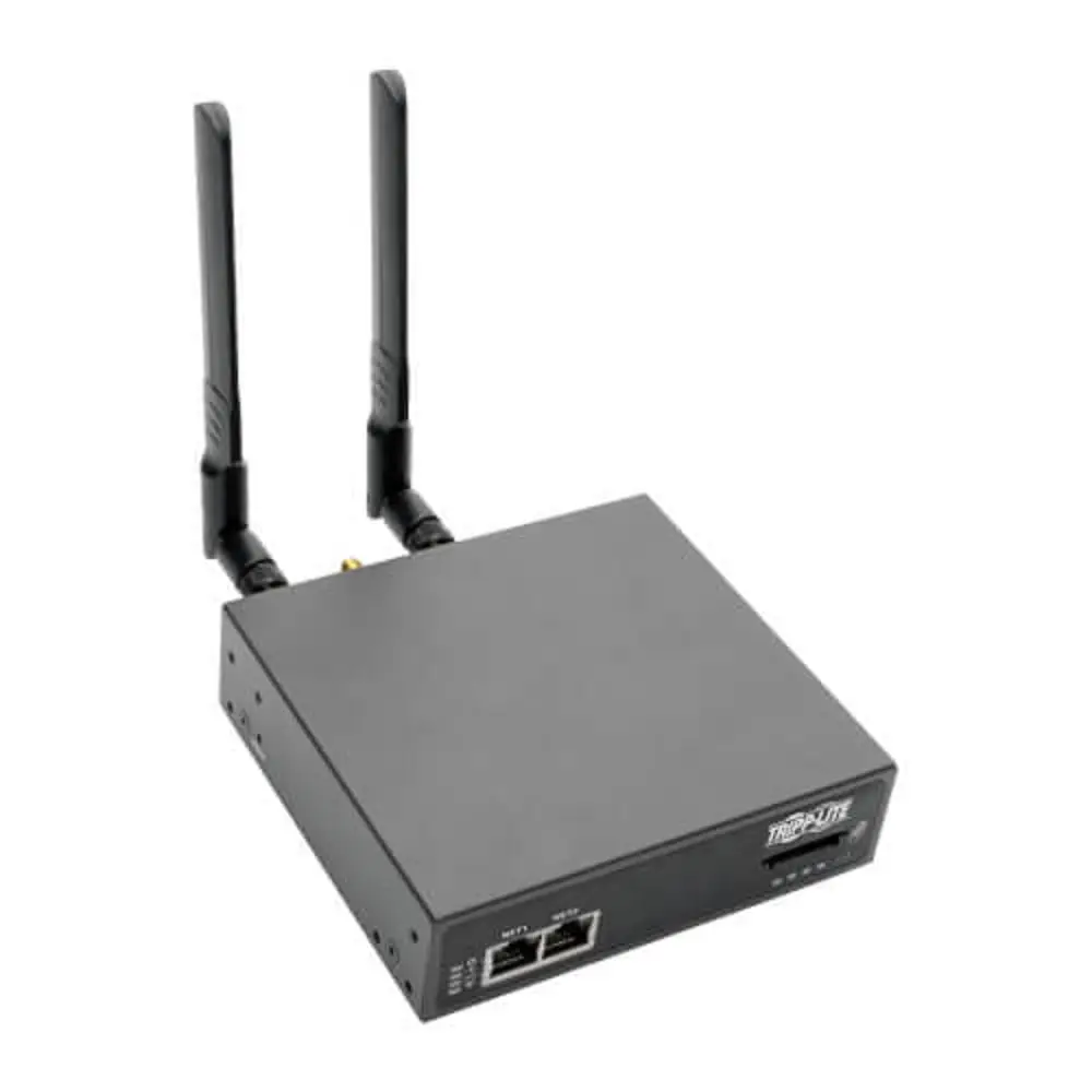 Tripp Lite B093-004-2E4U-V 4 Port Console Server Cell GW - Ethernet, 100V AC-240V AC, 1000Base-X Gigabit, 4GB Internal NAND Flash Memory, Dual Ports, RADIUS Support, for Branch Offices & Remote Sites