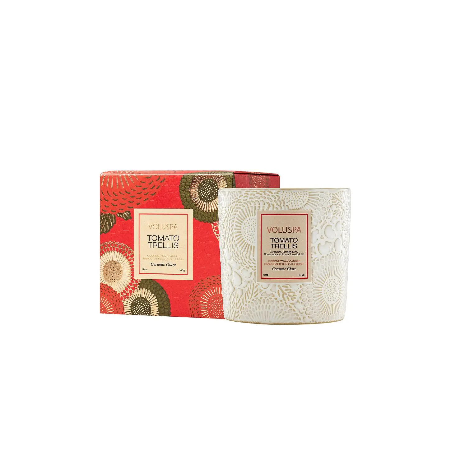 Voluspa Tomato Trellis Luxe Classic Candle