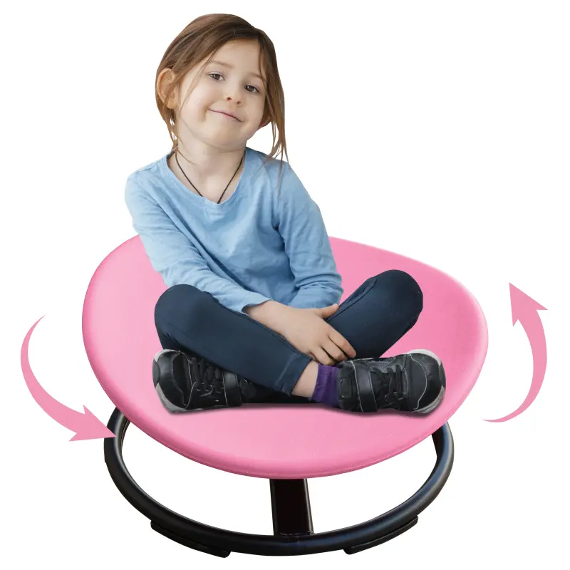 Kids Sensory Swivel Chair, Training Body Coordination, Improving Focus and Balance, Autism ADHD Sensory Chair, Comfortable and Safe, Indoor Outdoor Use