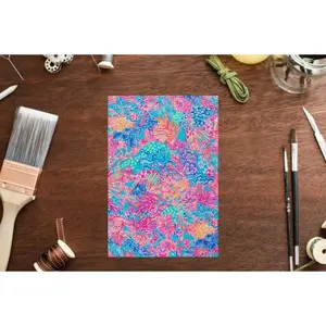 Lilly Inspired lilly Clay Transfer Sheet Paper, Lilly inspired Clay transfer Sheets, Lilly inspired Patter transfer sheet