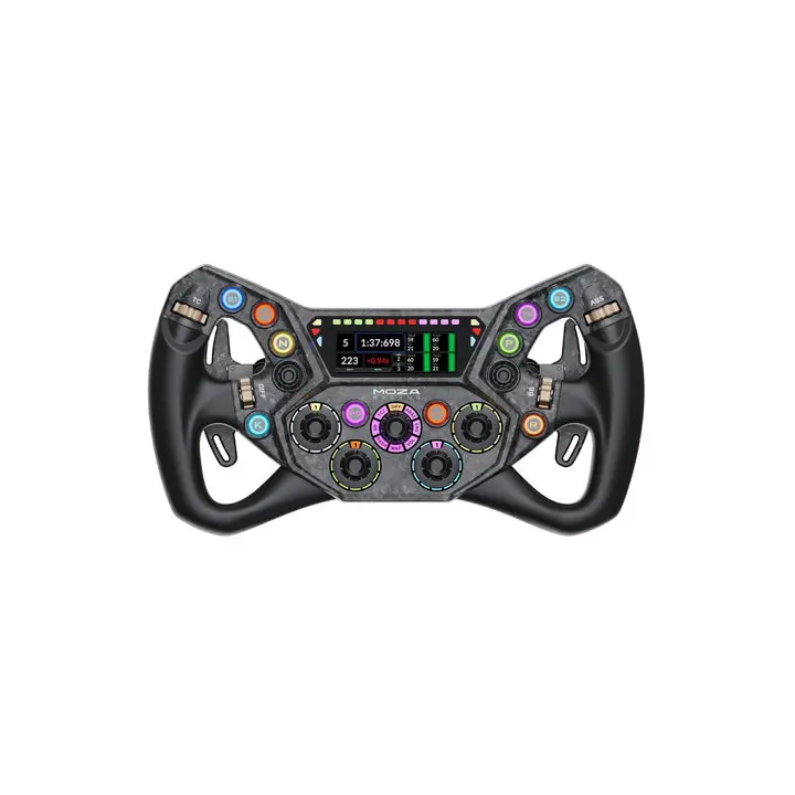 MOZA Racing KS Pro 300mm Sim Racing Steering Wheel with HD Telemetry Screen | RS095