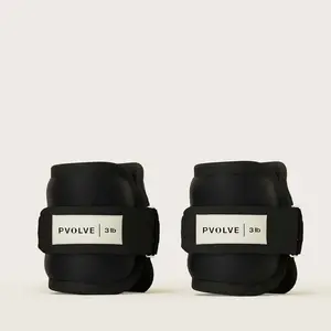 Ankle Weights 3 lb | PVOLVE | Lightweight Design for Versatile Use | Workout At Home