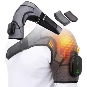 2026 New USB Rechargeable Shoulder Messager,3-Speed Heating Massage Shoulder Pad,Portable Shoulder Massage Equipment for Women & Men Cordless Adjustable