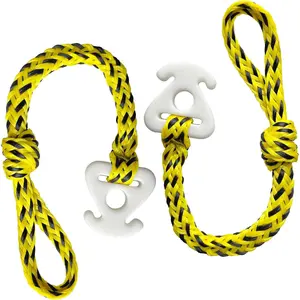 Boat Tube Towable Rope Quick Connector,Tow Rope for Tubing, Ski Rope for Water Skiing, Towable Tubes for Boating, Wakeboard Rope, Watersports Gifts, 2 Pack