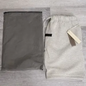 dark oatmeal casual wear cotton shorts