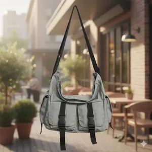 Multipurpose Durable Waterproof Sling Backpack - Lightweight Large Capacity for Outdoor Fitness, Commute, Travel. Organized Compartments for Gym, School, Daily Use & Essentials.