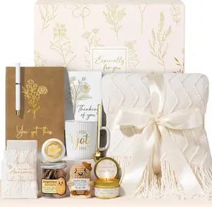 Self Care Get Well Soon Gifts Baskets for Women, Mothers Day Birthday Gifts Spa Care Package After Surgery, Inspirational Thinking of You Sympathy Basket Feel Better Encouragement Gift for Mom Friends