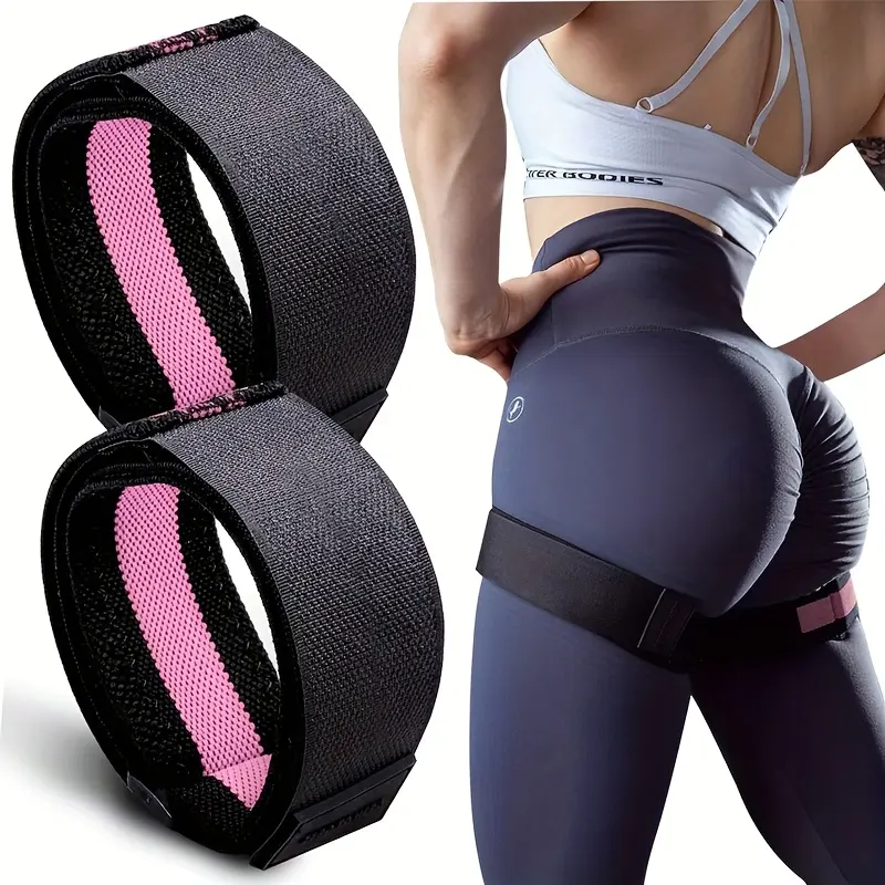Women's Occlusion Training Straps, Compression Thigh Bands for Female Glute Workout and Leg Fitness Training