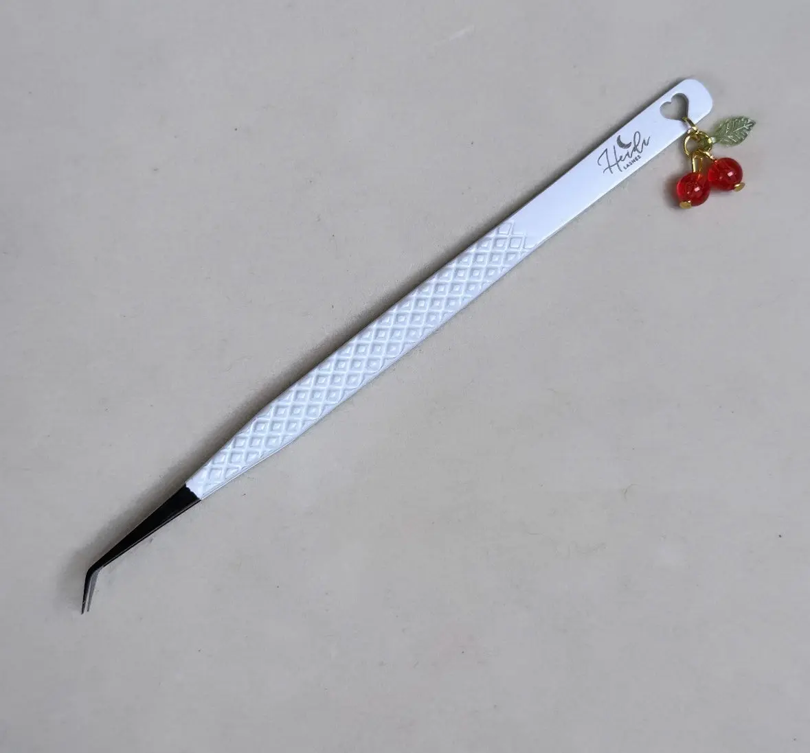Isolation tweezer 45° cherry collection