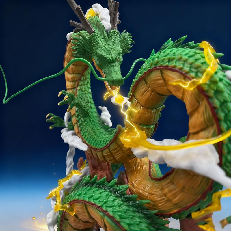 DLDA New Dragon Sculpture 24CM Mannequin Head Ornaments Dragon vs Model PVC Gift Box For Home Decoration Christmas Gift Collection