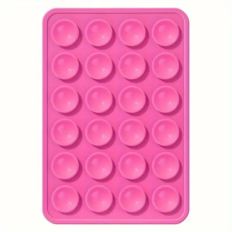 2 Pcs Suction mobile phone shell installation, 2 mobile phone silicone sucker octopus rod pads, mobile accessories bracket, for video and selfie, anti-skid, with self-adhesive bracket.