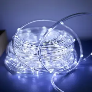 7-32-meter solar light string, LED light string, outdoor waterproof, automatic charging lighting, can be plugged in or mounted on the wall, suitable for home, party, hotel, garden decoration