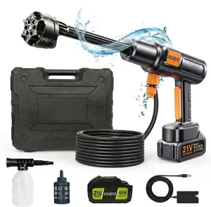 Cordless Pressure Washer and Single Port Charger Base, Bottle Portable Washer for Car,Home Cleaning & Garden Watering