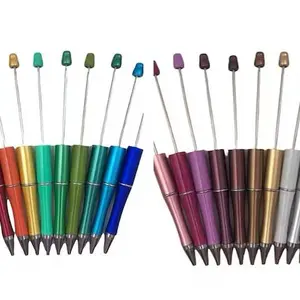 Blank Beadable Pen Mix - Assorted Colors for Writing and Beading Needs