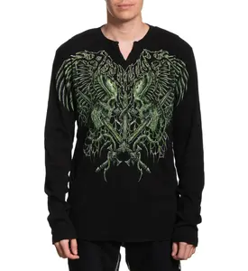 Affliction Men's Long Sleeve Shirt Toxic Wrath