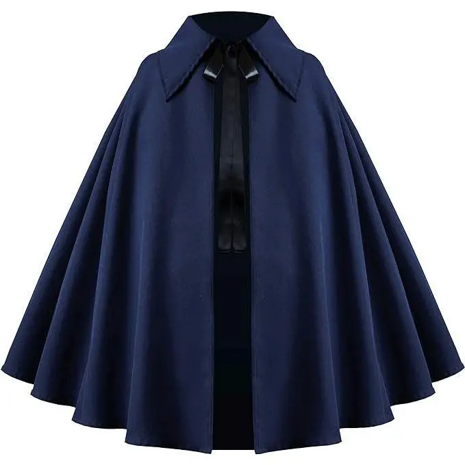 Short cloak 4211 deep blue