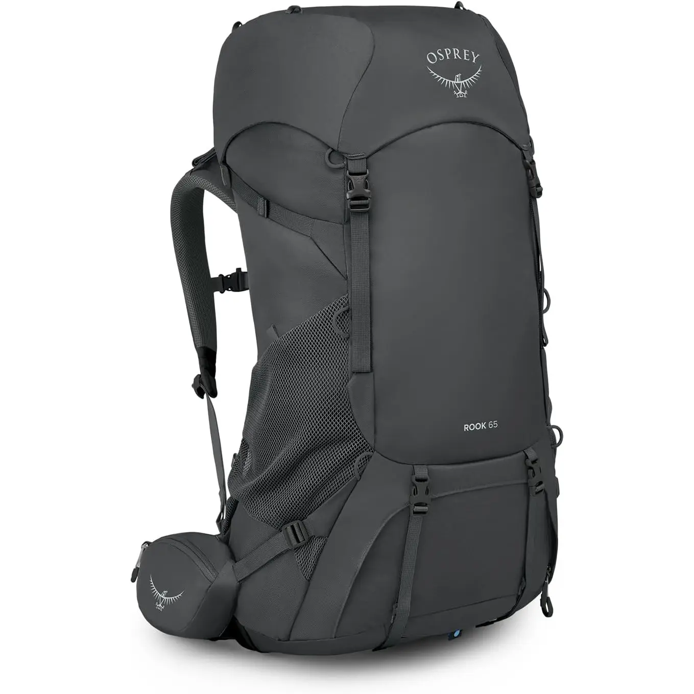 Osprey Rook 65L Men'S Backpacking Backpack, Gray OS | Hiking Pack, Camping Gear, Overnight Trail Pack, Gray Color, OS Size OSPREY