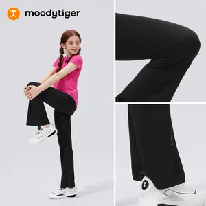 moodytiger Kids Cloudie Air Bootcut Leggings Cooling Comfort Sun Protection Kids Leggings for Girls