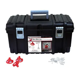 Spin Doctor PRO Tile Leveling System Kit – 200 Caps, 500 Bases, 100 Shields