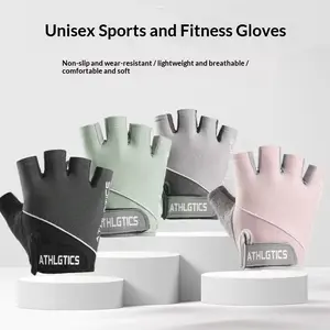 FITNESS & CYCLING MUST HAVES! Unisex Half-Finger Geometric Gloves, Lightweight Non-Slip Touch Screen for Indoor Workouts & Outdoor Bike Rides