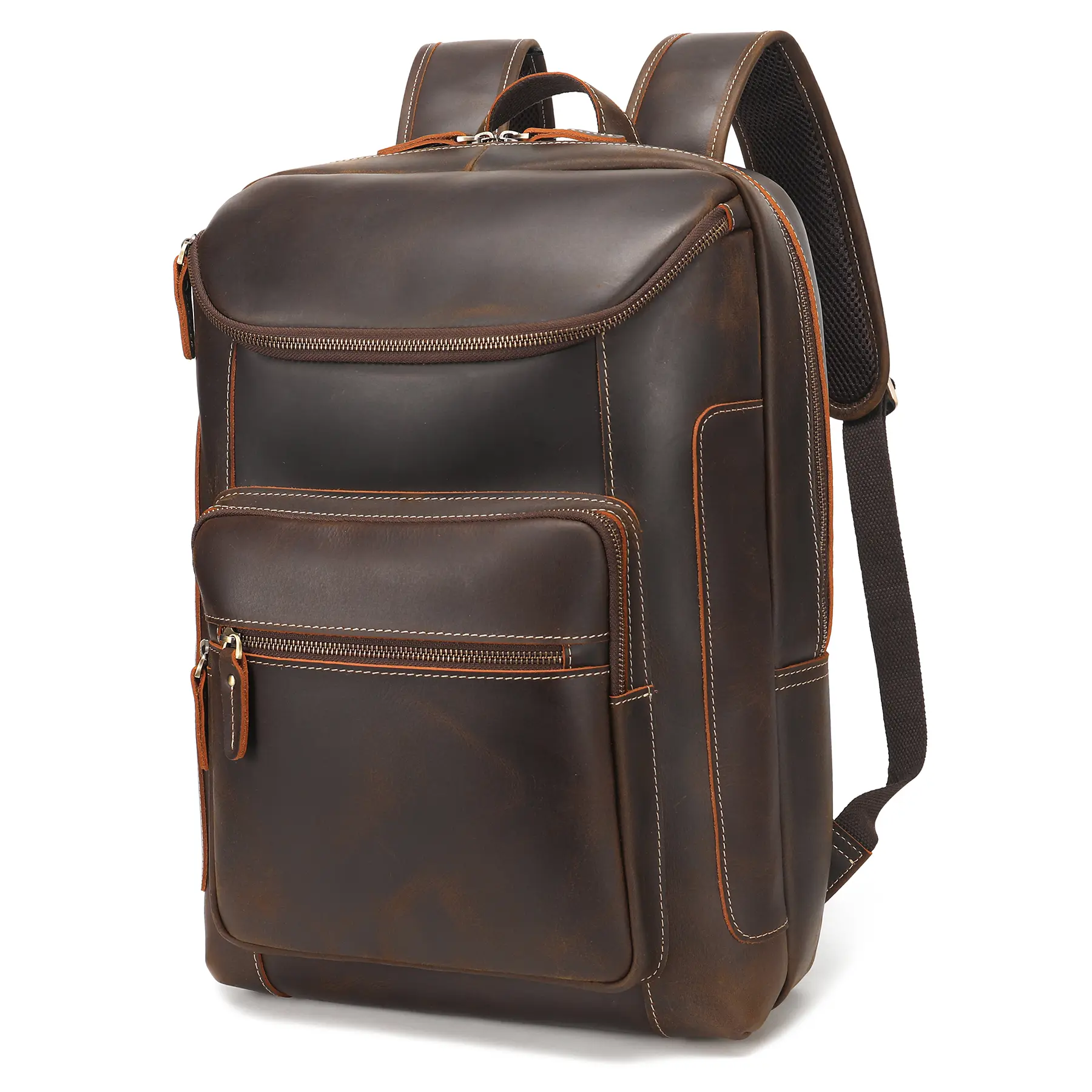 LANNSYNE Full Grain Leather Backpack For Men, 17" Laptop Backpack, Casual Outdoor Business Travel Rucksack, YKK Zippers - TikTok Shop LANNSYNE Full Grain Leather Backpack For Men, 17" Laptop Backpack, Casual Outdoor Business Travel Rucksack, YKK Zippers - TikTok Shop
