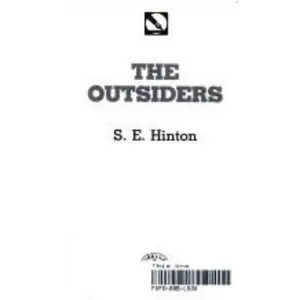 USED-The Outsiders by S. E. Hinton (Unknown)