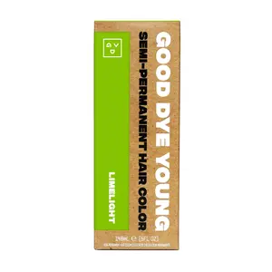 Neon Green Semi-Permanent Hair Dye – Good Dye Young Limelight | Electric Yellow-Green, Vegan & Conditioning