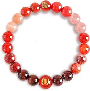 Five Elements Balance Feng Shui Bracelet – Energy Cycle Jewelry for Men and Women – Original Crystal Design for Good Luck, Abundance, Protection, and Harmony