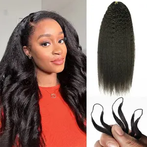 【New In】ISEE HAIR Crochet Braid Hair Extensions Miracle Knots Kinky Straight Human Hair Extensions Knotless Pre-Separated 50g/Pack #SpringStatements