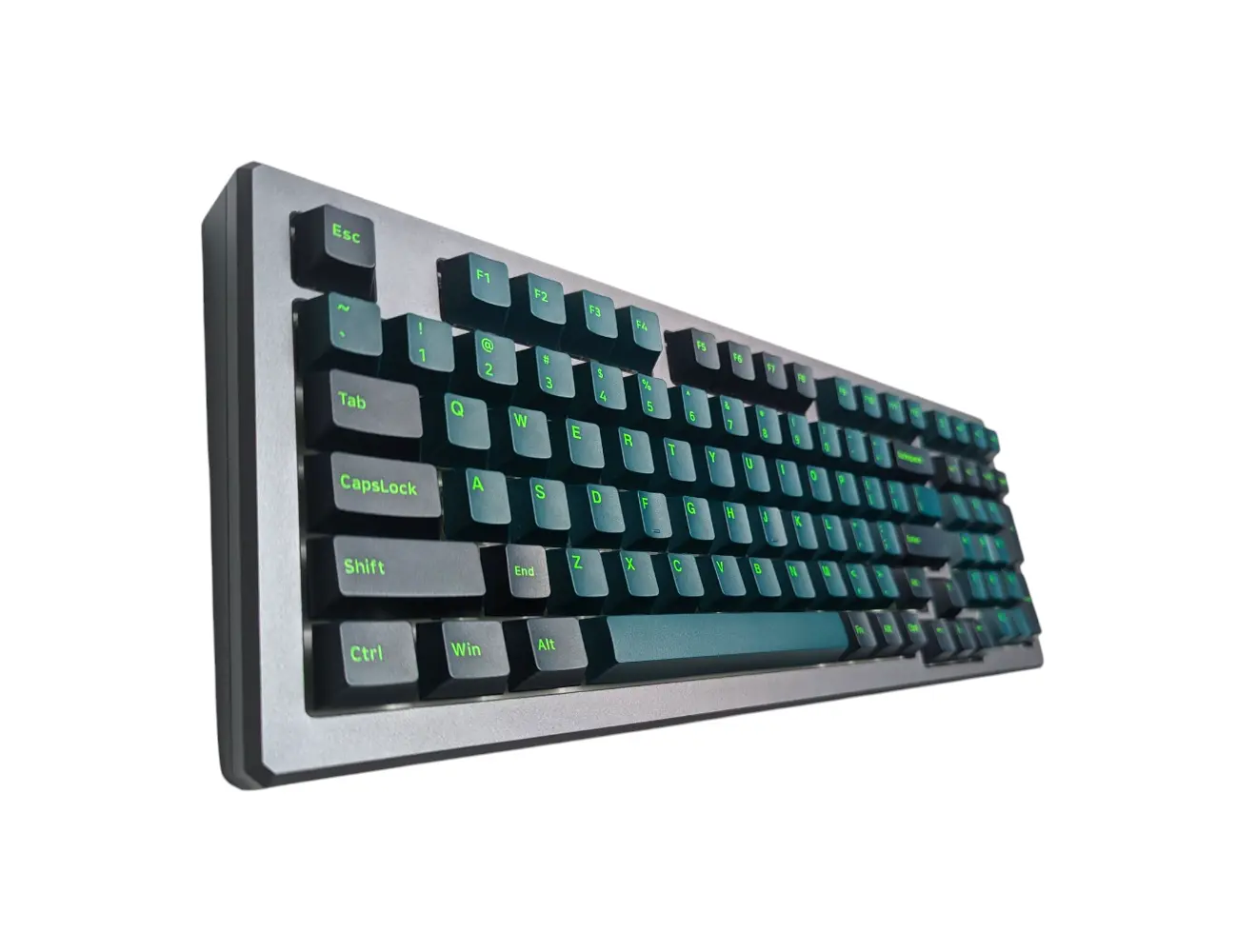 Emerald Forrest Light Green on Green Cherry MX Keycap Set