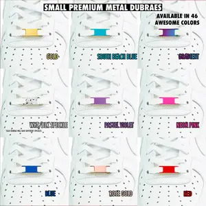 Small Colorful Dubraes custom shoe charms lace tags for all shoes provided by Dubraes