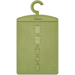 Shirt Folder Board with Hook & Instruction Images| Calm Green| Clothes Folder Laundry Helper for Tidy Closet| Folds T-Shirts & Sweaters Creases| Hang to Store in Closet