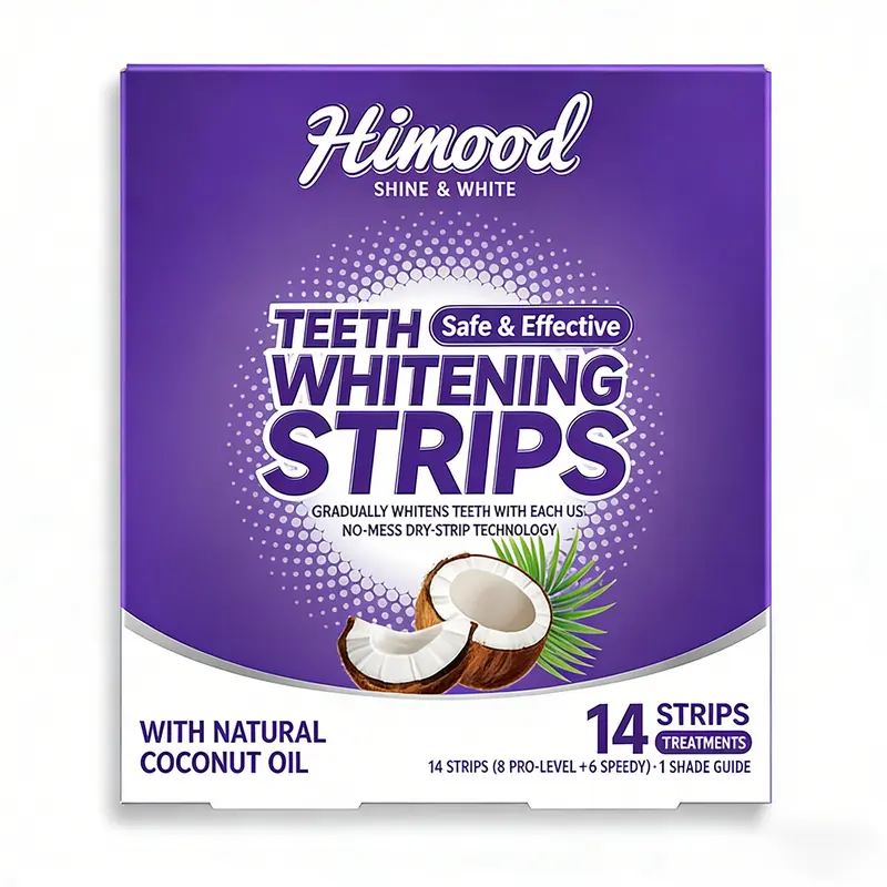 【Buy 2 Get 1 Free】Himood Teeth Whitening Strips - Safe for Enamel - Tooth Stain Treatment - Non Sensitive - Teeth Whitening Oral, 14 Strips/1 Pack