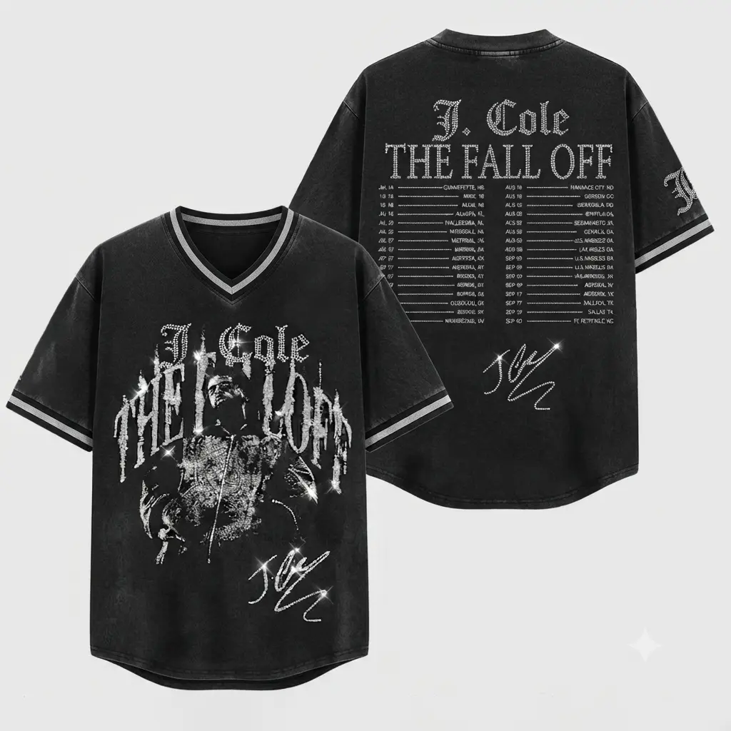 Unisex J. Cole The Fall-Off World Tour 2026 jersey
