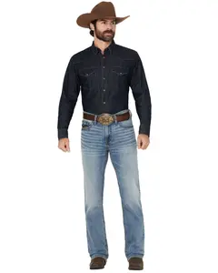 Cody James Men's Highland Wash Wyatt Slim Bootcut Stretch Denim Jeans - Cjho24j5-Ltw