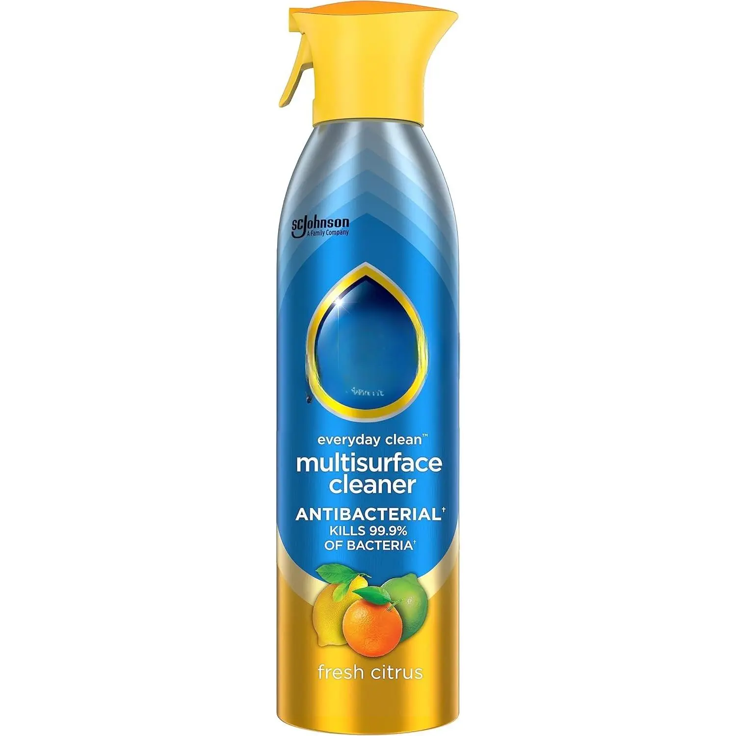 Household Antibacterial Multisurface Cleaner Spray - 9.7 fl oz Citrus Scent, Bacteria-Killing Home Supplies, Kills Bacteria