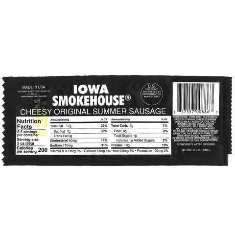 11 oz Summer Sausage Cheesy Original