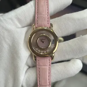 Chopard Happy Diamonds 209177-5002 Quartz 29mm 18K Rose Gold Pink Mother of Pearl Dial Ladies Watch WHT031321