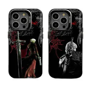 Dante D-Devil M-May Cry D-DMC2 Phone Cases For iPhone 17 16 15 14 13 12 Promax Pro Air Plus Black Matte Shockproof Cover Unique Artistic Design