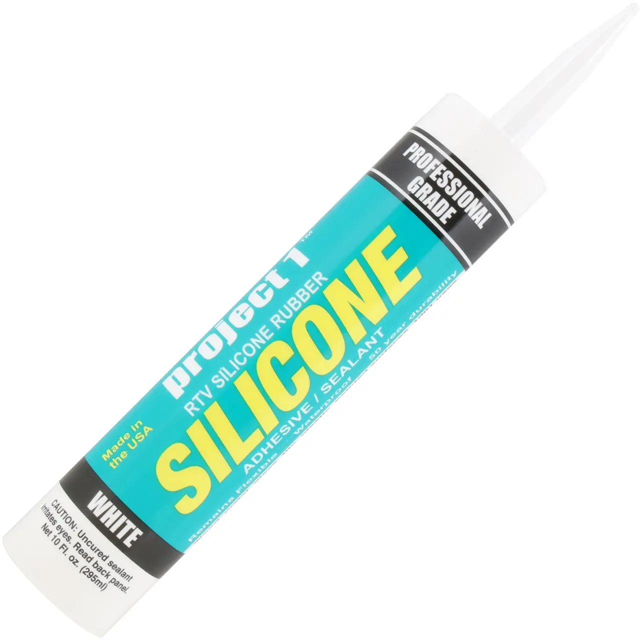 Project 1 Silicone Caulk White10 FL Oz