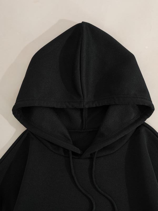 Women's Leopard Cherry & Bowknot Print Hoodie, Fashion Casual Long Sleeve Sweatshirt for Daily Wear, Women's Clothes for Fall & Winter