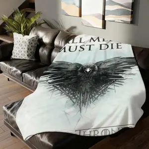 Movie G-Game of T-thrones Blanket For Sofa Office Bed Plane Travel Sleep Read Relax Camping Soft And Warm Suitable for beds and sofas can also be given as a gift