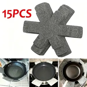 Felt pot mat, scratch-resistant pot divider, heat-resistant non-slip pot protector, reusable kitchen accessory (pot not included)