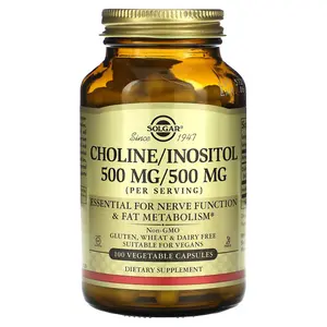 Solgar Choline/Inositol, 100 Vegetable Capsules