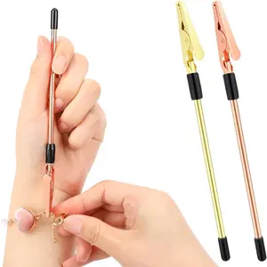 Bracelet Assist Tool Portable Fastener & Adjuster for Jewelry Watches Necklaces High-Quality Metal Durable Easy to Use 6.1 Inches Length