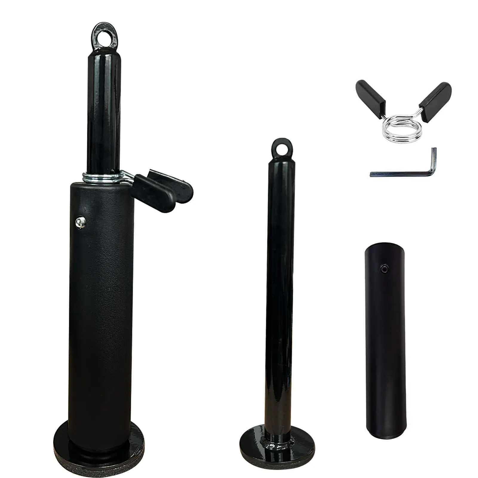 Fitness Loading Pin for LAT Pulldown Cable Pulley System, Cable Machine Attachment Weight Pin fit 1 Inch and 2 Inch Olympic Plate for Strength Training