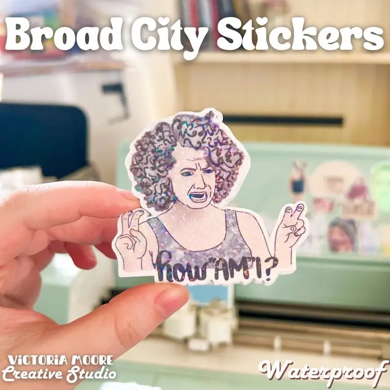 Ilana Wexler Stickers | Funny Sarcastic Meme Sticker for Adults | Broad City TV Show Comedy Vinyl Waterproof Kindle Sticker Decals