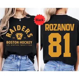 Ilya Rozanov 81 Boston Hockey shirts for Women Men, Hudson Williams Connor Storrie Shirt, 100% Cotton,Fan Gift, Hockey Lover T-Shirt, Hockey Lover Sweathirt